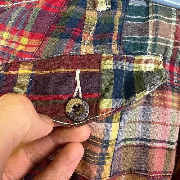 Polo Ralph Lauren Men's Madras Plaid Shorts Size 34 - Picture 5 of 9